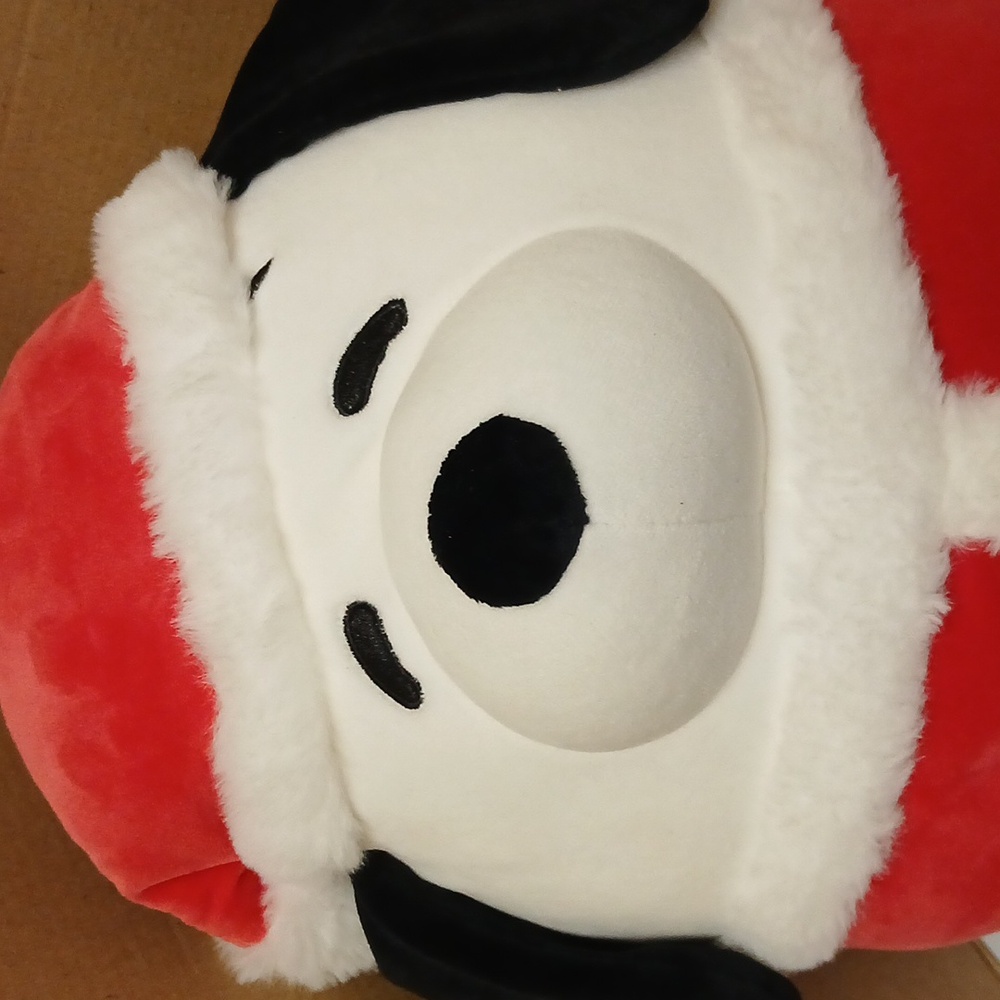 ORIGINAL SQUISHMALLOWS PEANUTS SANTA SNOOPY Red and White Plush Squishmallow NWT - Picture 7 of 8